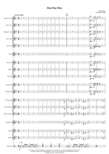 Sing, Sing, Sing (arr. Chris Gorman)