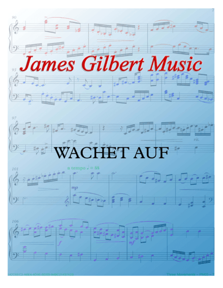 WACHET AUF (Sleepers, Awake) (arr. James Gilbert)