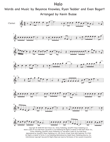 Halo (arr. Kevin Busse)