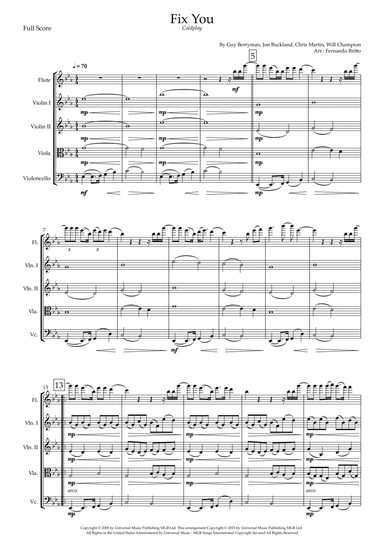 Fix You (arr. Fernando Britto)