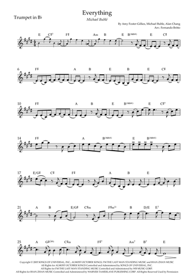 Everything (arr. Fernando Britto)