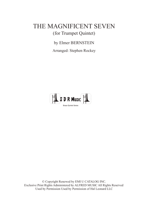 The Magnificent Seven (arr. Arranged by Stephen Rockey)
