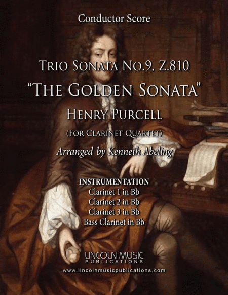 Purcell - Trio Sonata No.9 (for Clarinet Quartet) (arr. Kenneth Abeling)