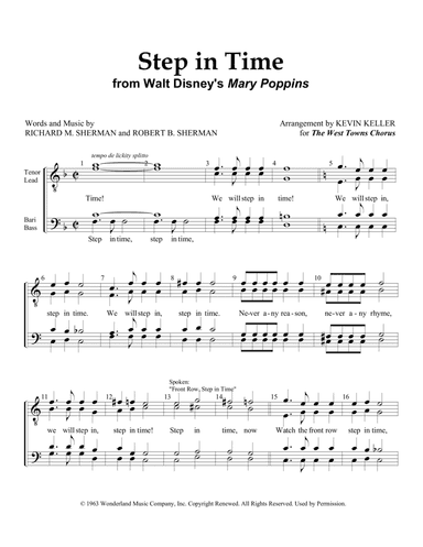 Step In Time (arr. Kevin Keller)