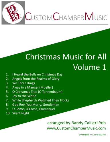 Christmas Carols for All, Volume 1 (Flexible Ensemble) (arr. Randy Calistri-Yeh)
