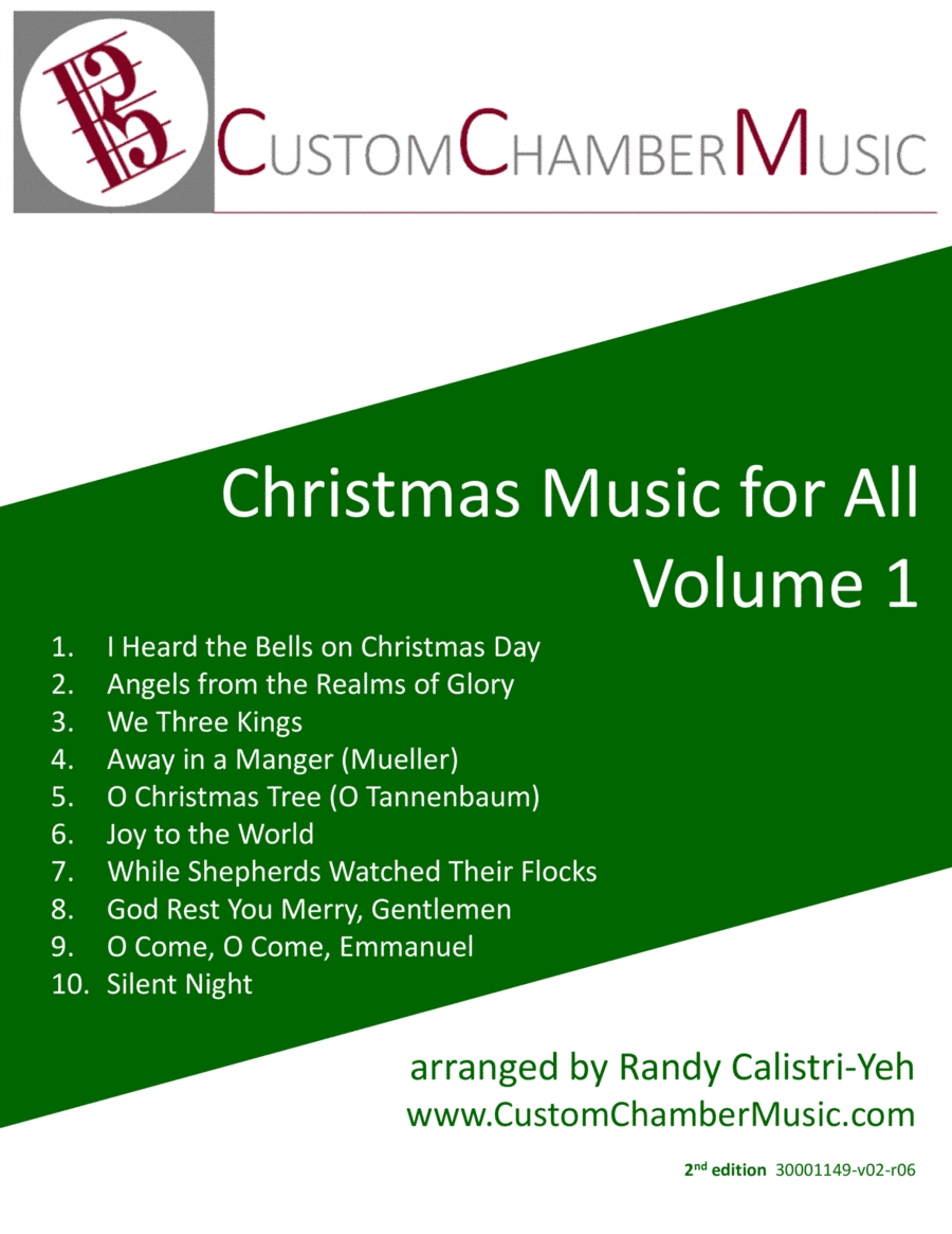 Christmas Carols for All, Volume 1 (Flexible Ensemble) (arr. Randy Calistri-Yeh)