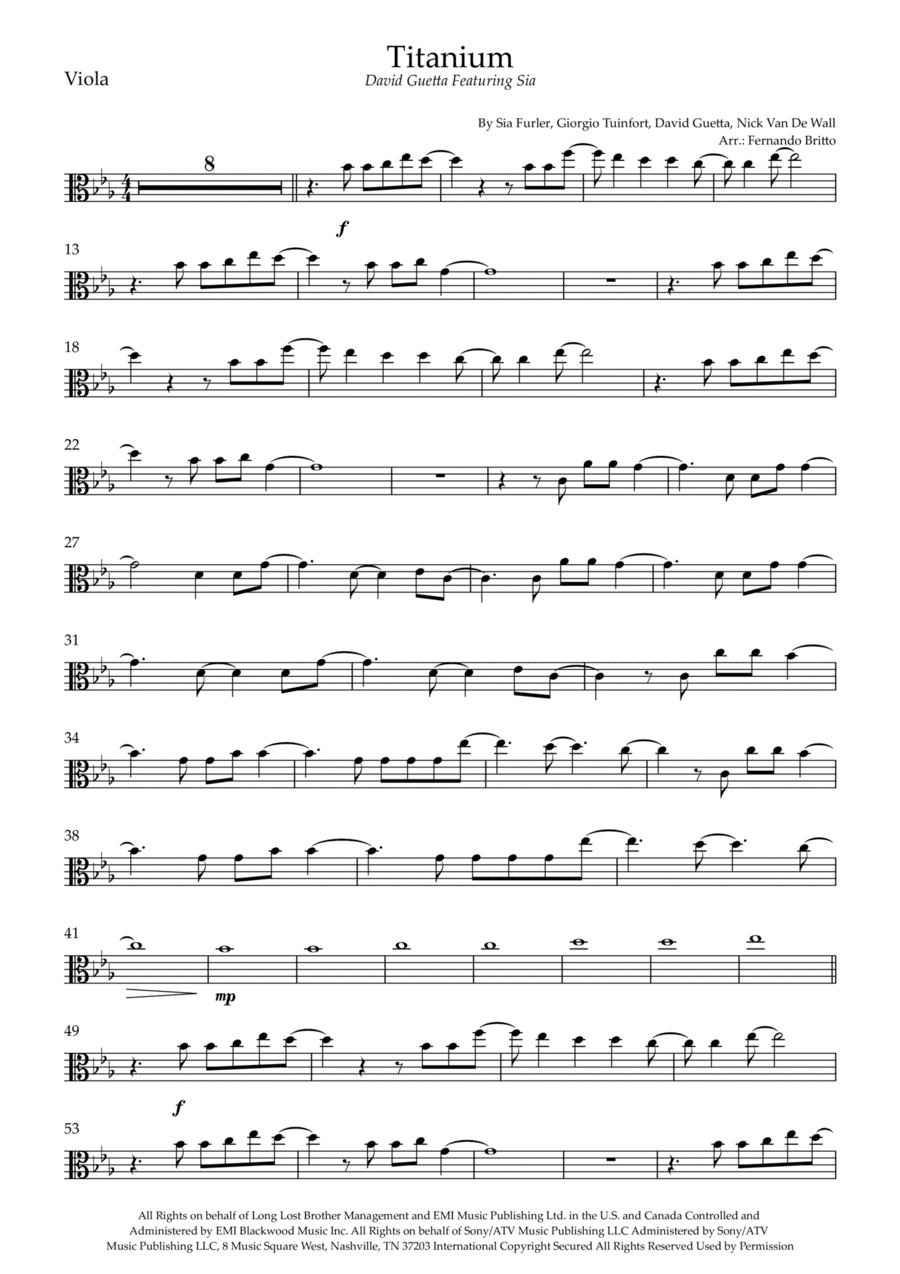 Titanium (arr. Fernando Britto)