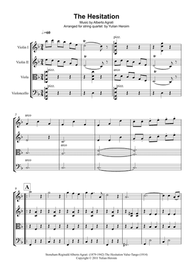 The Hesitation (arr. Yulian Heroim)