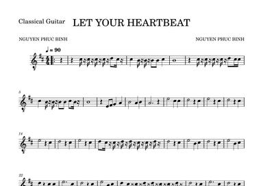 LET YOUR HEARTBEAT (arr. NPB)