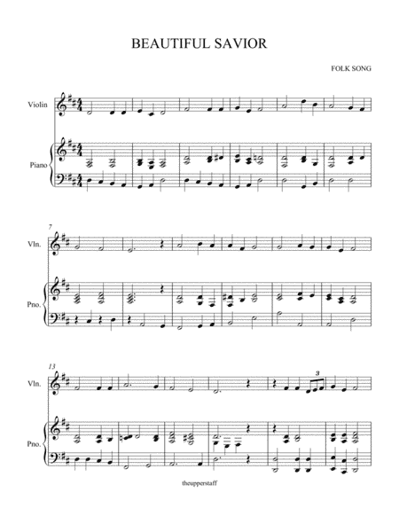 Beautiful Savior and Blessed Assurance (arr. Nick Lacanski)