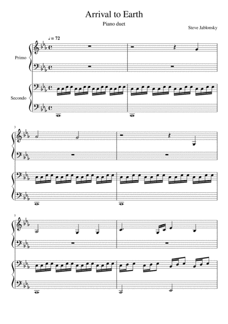 Transformers: Arrival To Earth (arr. Pianosheetforyou)