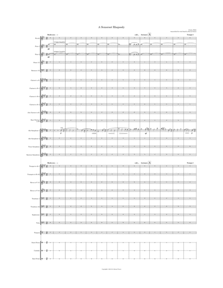 A Somerset Rhapsody (arr. Steven Nunes)