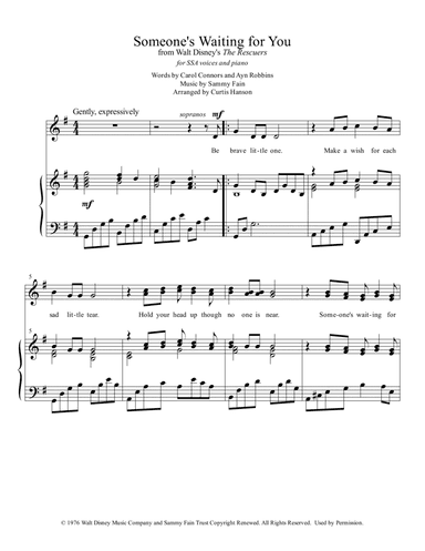 Someone's Waiting For You (arr. Curtis Hanson)