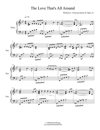 The Love That's All Around (instrumental)