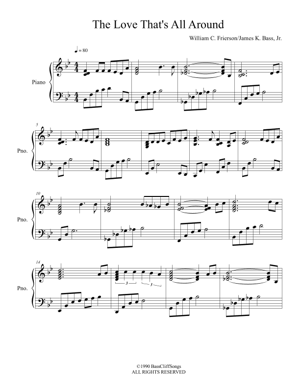 The Love That's All Around (instrumental)