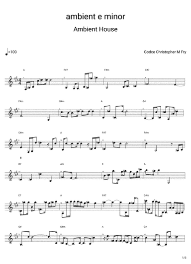 ambient e minor