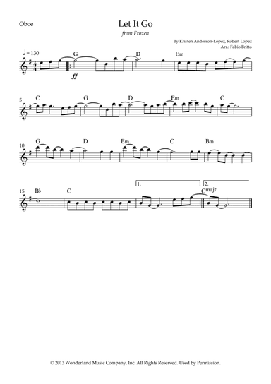 Let It Go (arr. Fabio Britto)