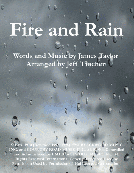 Fire And Rain (arr. Jeff Tincher)