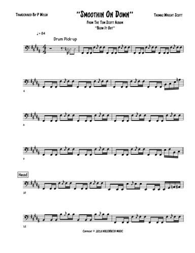 Smoothin On Down (arr. Accubass)