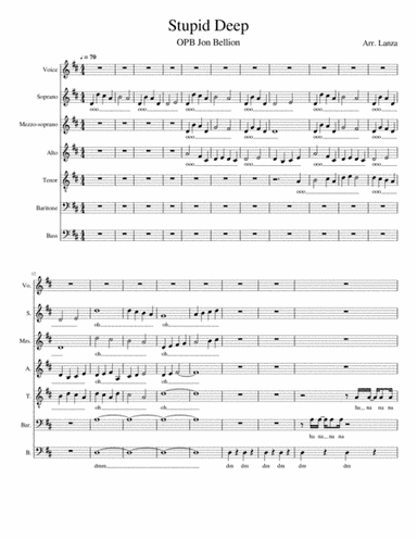 Stupid Deep (arr. Stephen Lanza)