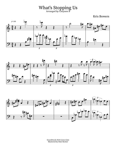 What's Stopping Us (arr. Cheyann Bates)