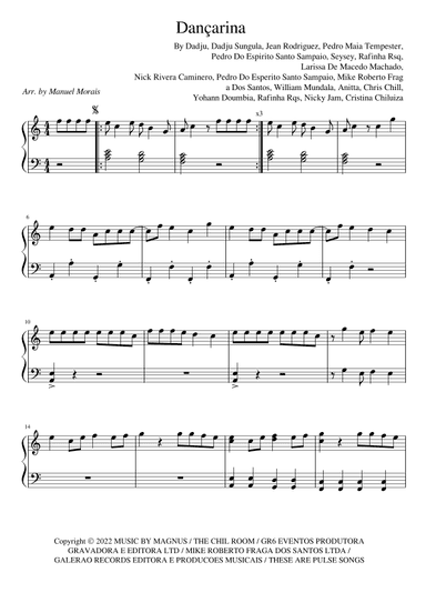 Dancarina (remix) (arr. Manuel Morais)