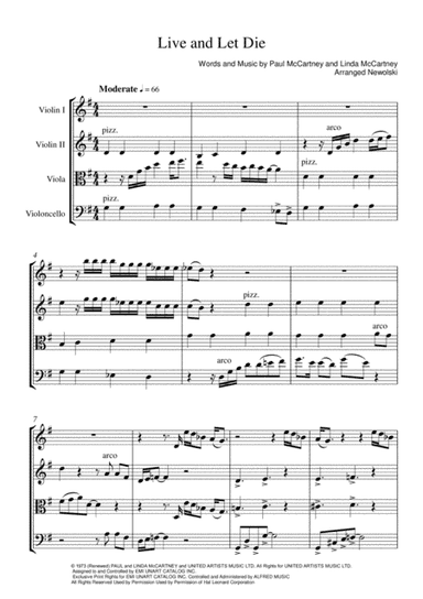 Live And Let Die (arr. Newolski)