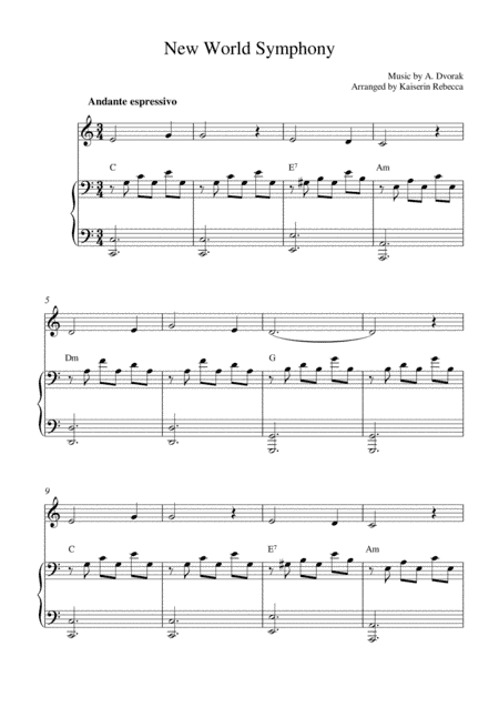 New World Symphony (arr. Kaiserin Rebecca)