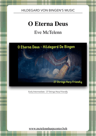 O Eterna Deus - Hildegard Of Bingen - beginner & 27 String Harp | McTelenn Harp Center (arr. Eve McTelenn)