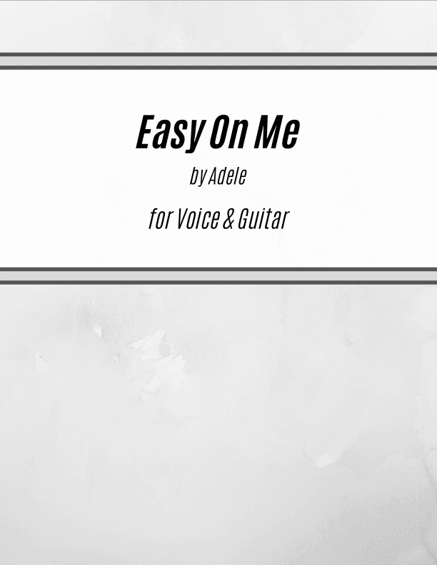 Easy On Me (arr. Kenneth Pasciak)
