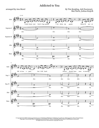 Addicted To You (arr. Ana Morel)