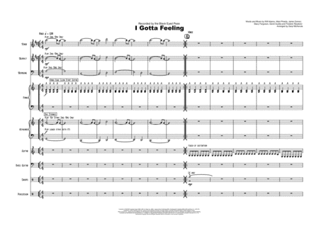 I Gotta Feeling (arr. Daryl McKenzie)