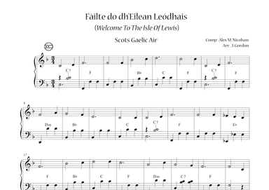Fàilte do dh' Eilean Leódhais (Welcome to the Isle of Lewis) (arr. Julia Gordon)