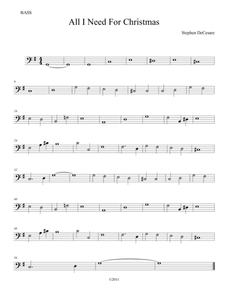The Gift of the Magi: the musical (Orchestra Parts) - part 1