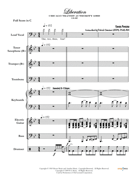 Liberation (arr. Patrick Sheehan)