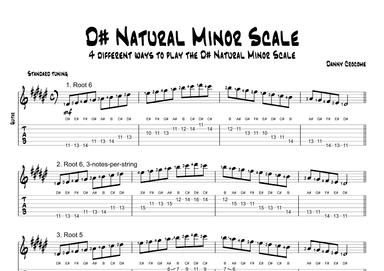D# Natural Minor Scale (4 Ways to Play)