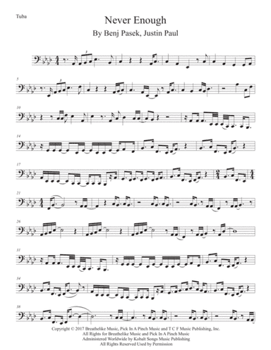 Never Enough (arr. Kevin Busse)