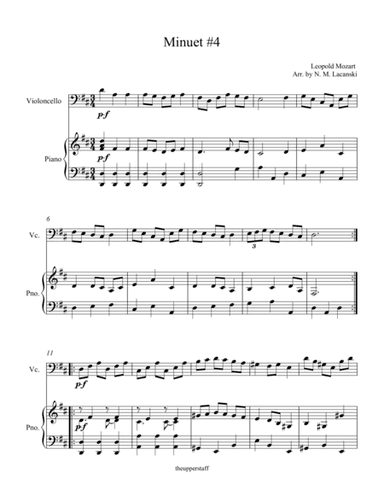Minuet #4 (arr. Nick Lacanski)