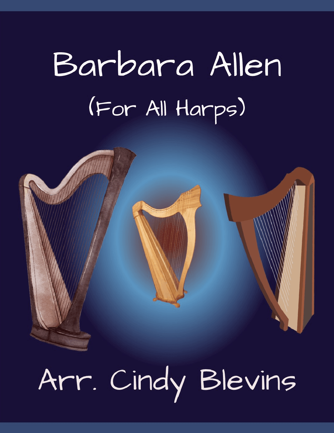 Barbara Allen, for Lap Harp Solo (arr. Cindy Blevins)