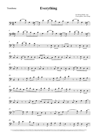 Everything (arr. Wesley S. SIlva)