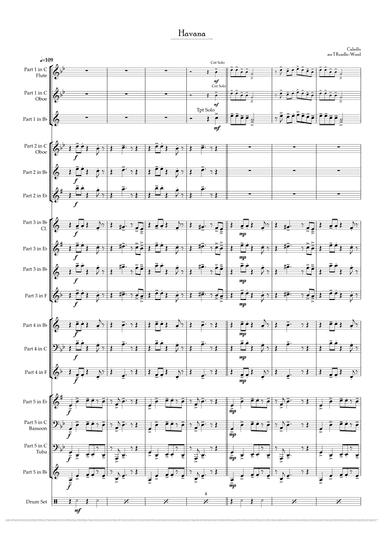 Havana (arr. Tom Rundle-Wood)