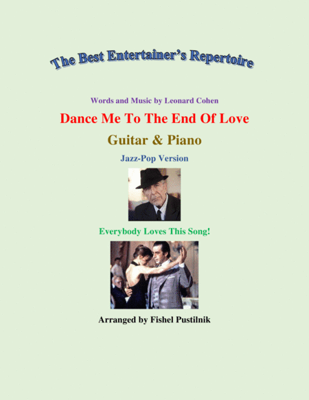 Dance Me To The End Of Love (arr. Fishel Pustilnik)