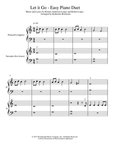Let It Go (from Frozen) (arr. Katherine Rochester)
