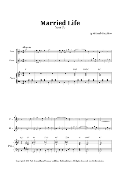 Married Life (arr. Langanho)