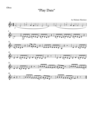 Play Date (arr. SongBird Music)