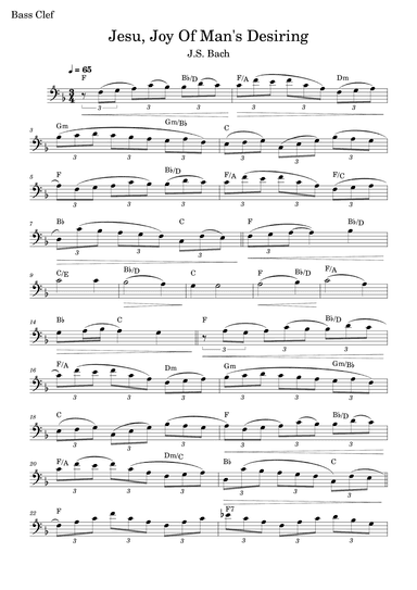 Jesu, Joy Of Men's Desiring (arr. Fabio Eduardo de Oliveira)