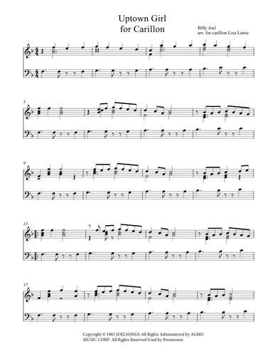 Uptown Girl (arr. Lisa Lonie)