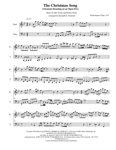 The Christmas Song (Chestnuts Roasting On An Open Fire) (arr. Kenneth D. Friedrich)