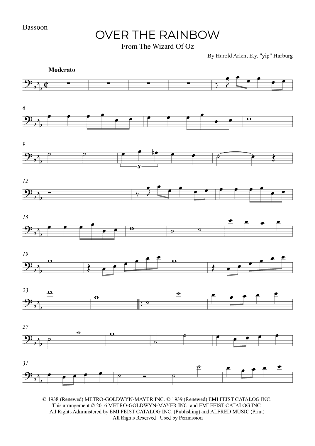 Over The Rainbow (arr. Alex Nunes Rodrigues)