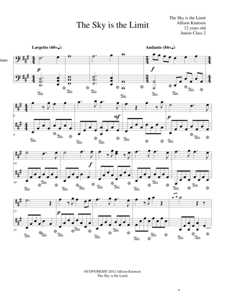 The Sky is the Limit